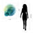 'Evolving Planets IV' Graphic Art on Glass