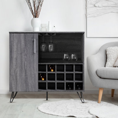 Hertis Wood Bar Cart