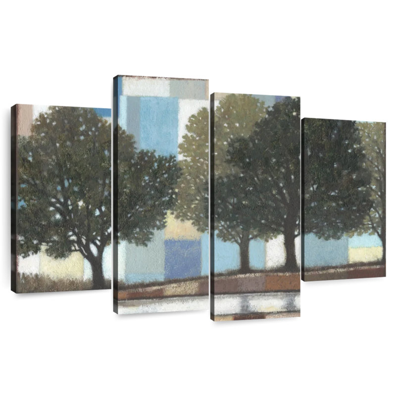 Patchwork Grove, 22" H x 36" W