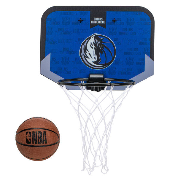 Franklin Sports NBA Dallas Mavericks Mini Over the Door Basketball Hoop