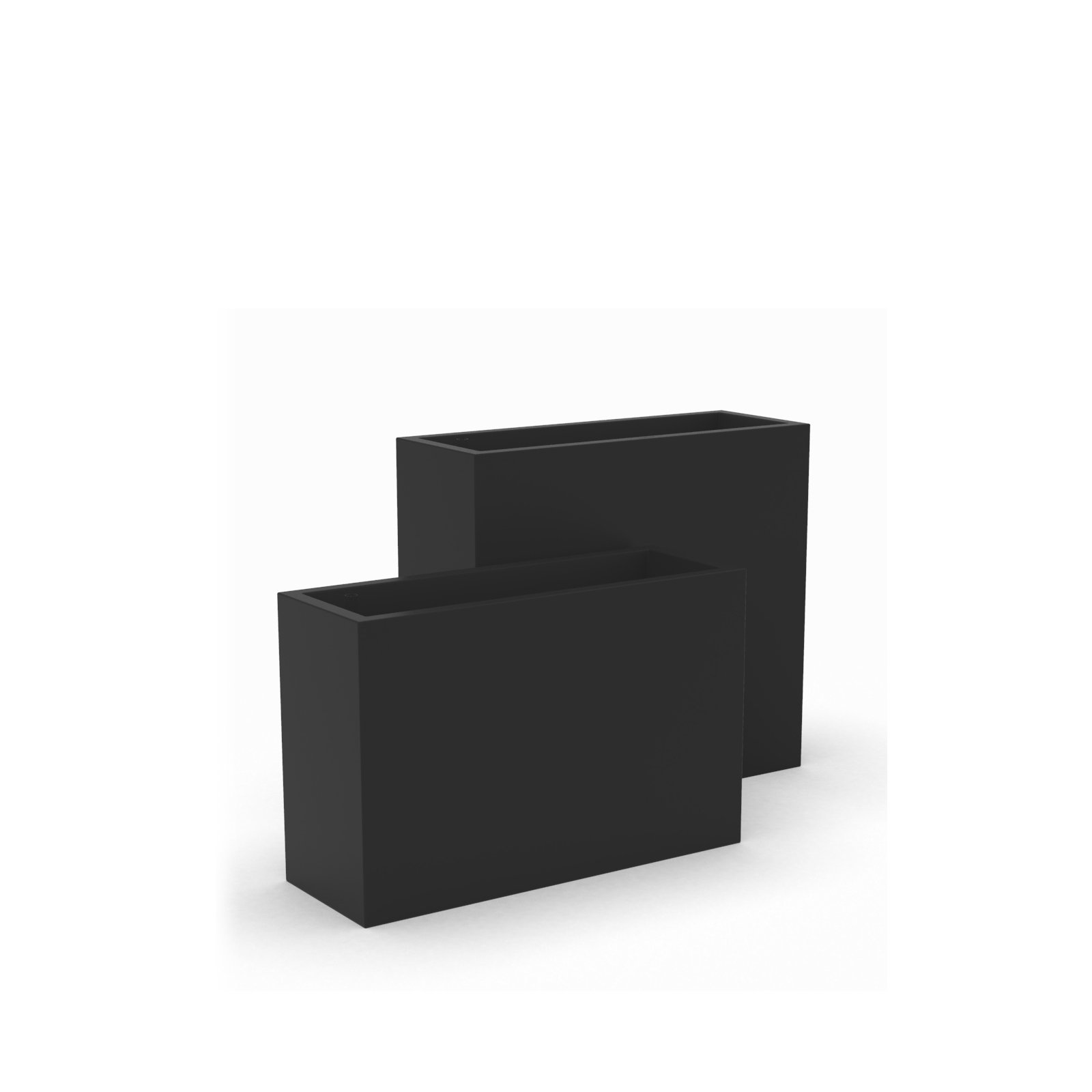 Kenroy Planter Box, 26" H x 39.5" W x 14" D, Black