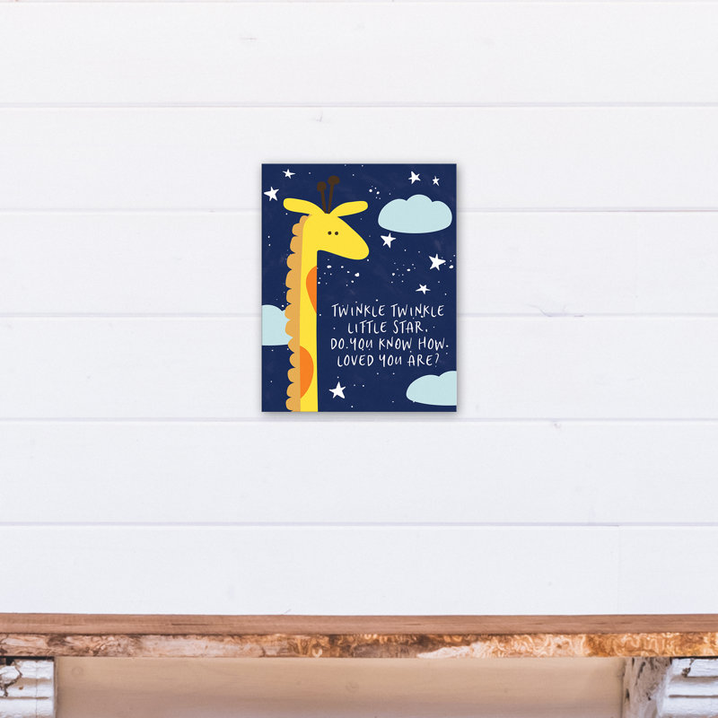 « twinkle twinkle little star », art sur toile
