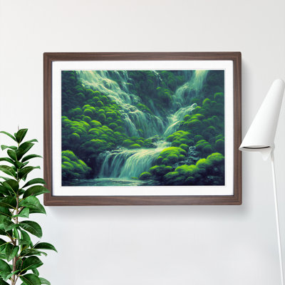 Unique Waterfall - Framed Print