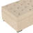 Folding Ottoman Sleeper Bed with Memory Foam Mattress and Tufted Design-705936061