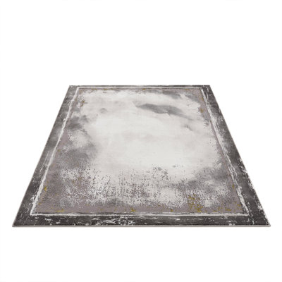 Tapis abstrait gris