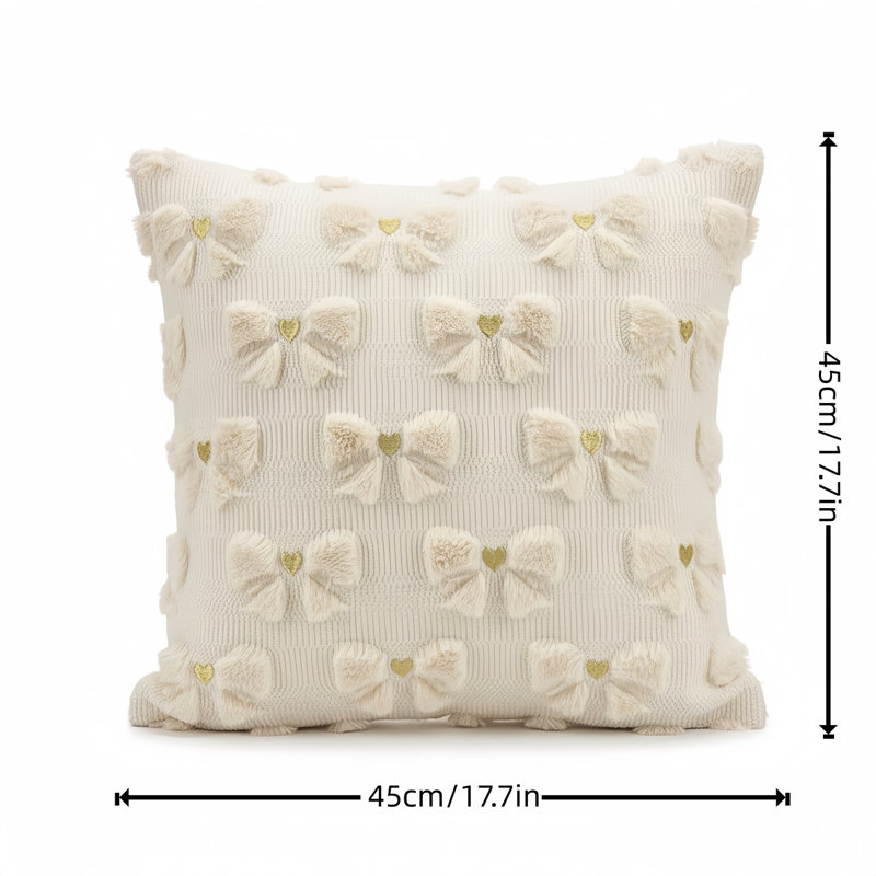 Ensemble de 2 housses de coussin, Beige