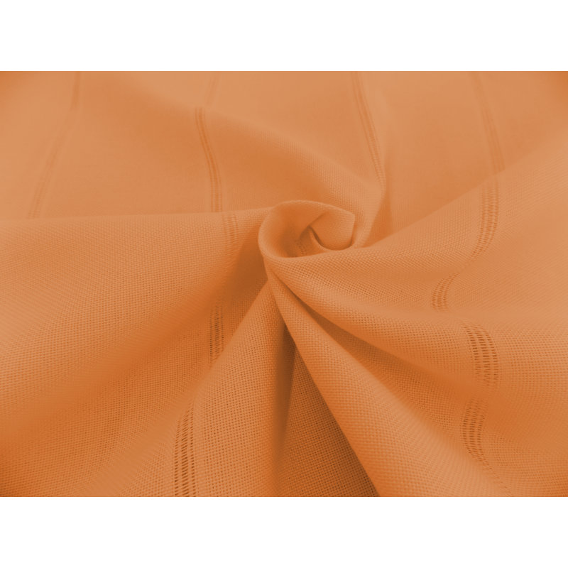 Pearce Synthetic Room Pencil Pleat Curtain, single Panel, opaque, 132cm Width x 255cm Drop, Orange