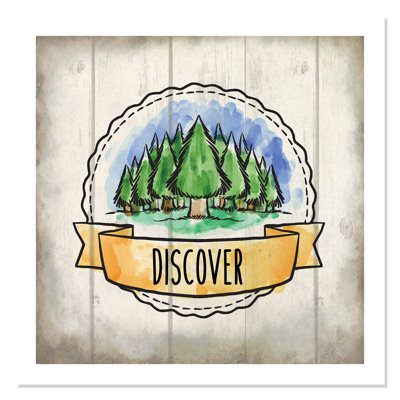 Adventure Is out There 3' Paper Print