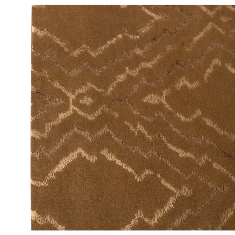 Hand Knotted Area Rug in Green