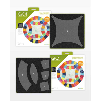 AccuQuilt GO! Alphabet classique de 2 pouces, chiffres et symboles matelassés avec passe-partout pour matelassage