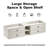 84'' Wall Mounted Double Bathroom Vanity Base Only