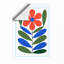 Graphic Daisy Botanical - Framed Print-1424427129-1424427130