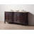 72'' Double Bathroom Vanity with Marble Top