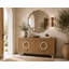 Flat Engineered Wood Wall Mirror