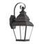 Lanterne murale d'extérieur en verre biseauté H 15,5 po Anousha-2044679530