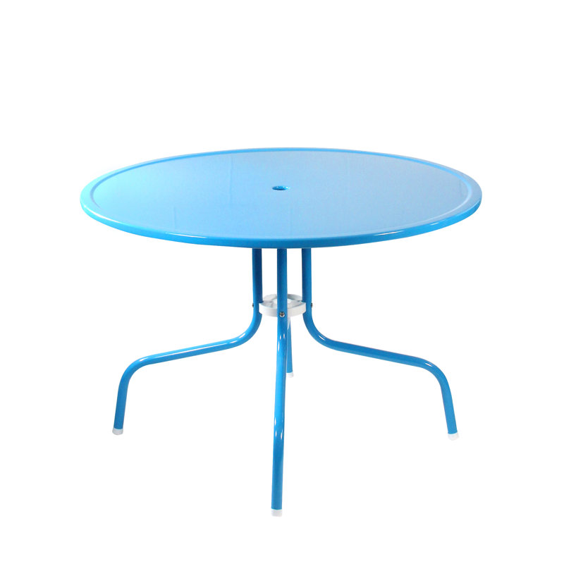 Table de salle à manger 39,25 pouces, bleu