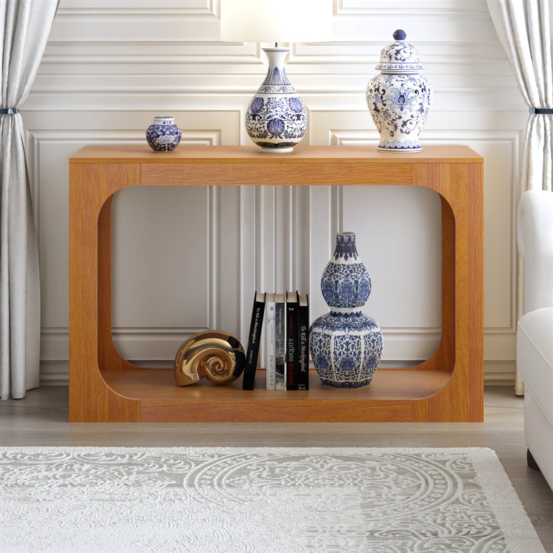 Northfleet 47" Console Table, Amber Walnut