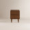 Table de chevet Mid-Century moderne en bois massif