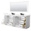 Meuble-lavabo double autoportant 84 po avec plateau en quartz Strada-92723662-92723665-98233282