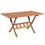 Harding 6 - Person Eucalyptus Solid Wood Patio Dining Set Rectangular Table