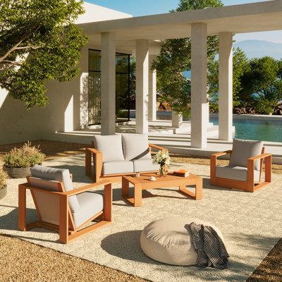 Ensemble de patio extérieur 4 pièces