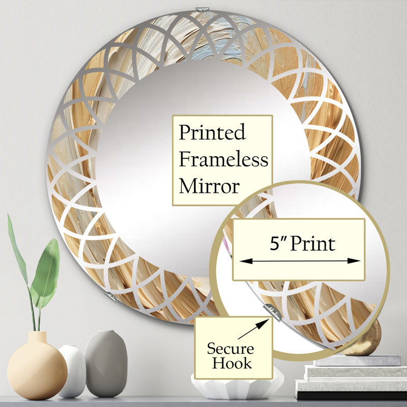 Miroir mural Zweig, 24 po x 24 po