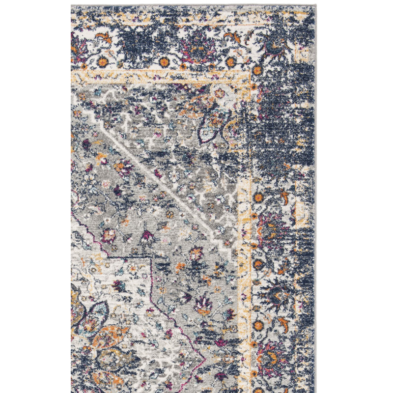 Balch Performance Oriental Rug, Square 6'7"
