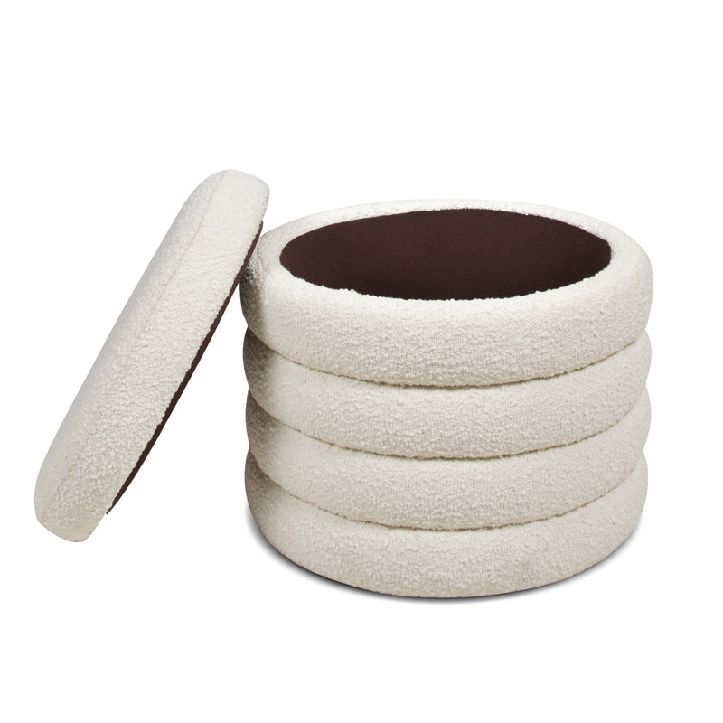 Helene Upholstered Storage Ottoman - Stylish & Functional