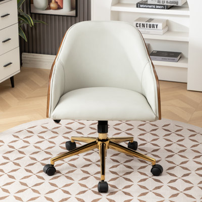Genuine Leather Upholstered Office Chair