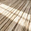 Tapis intérieur / extérieur à motif linéaire beige / brun 5 pi x 8 pi (5 pi 3 po x 7 pi 7 po) Branch Branch Karsoni-913374031