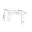 Table longue classique en bois de cerisier durable-106849402