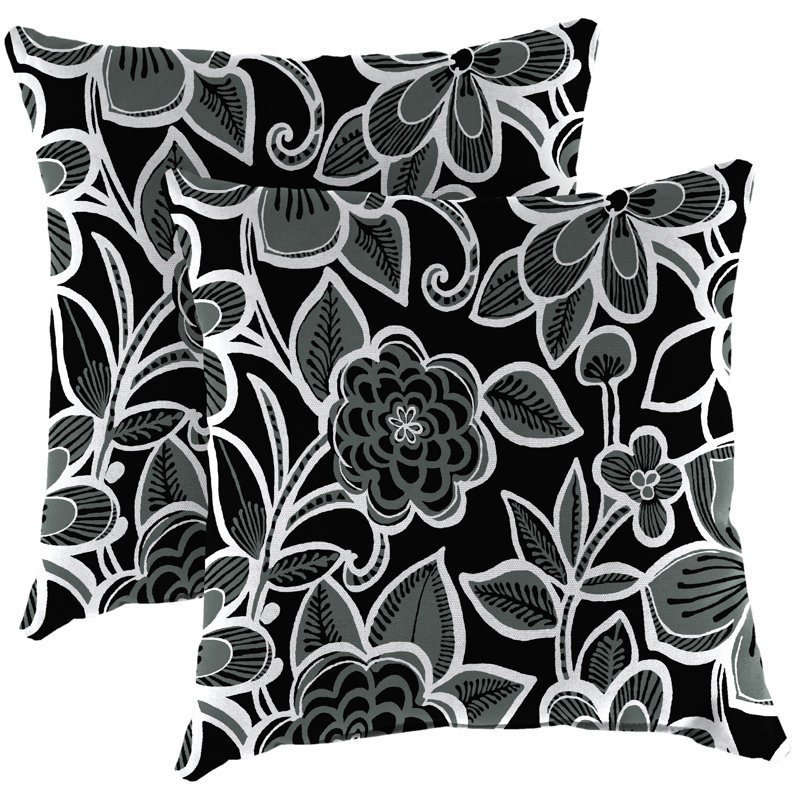 16" x 16" Outdoor Throw Pillow (Set of 2), Halsey Shadow