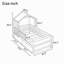 Twin House Bed Frame with Detachable Tent, Light, 2 Storage Drawers and Bookshelves-594711296-594711327