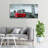 London Bus - No Frame Print on Canvas