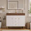 Meuble-lavabo autoportant 36 po avec lavabo en céramique et beaucoup de rangement 36 po