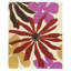 Wool Floral Area Rug in Beige/Purple/Red-40705690