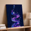 Toile, création d'une composition abstraite visuellement saisissante, avec un art mural Splash dynamique de liquide dans des nuances vibrantes de mauve et toile-1904014451