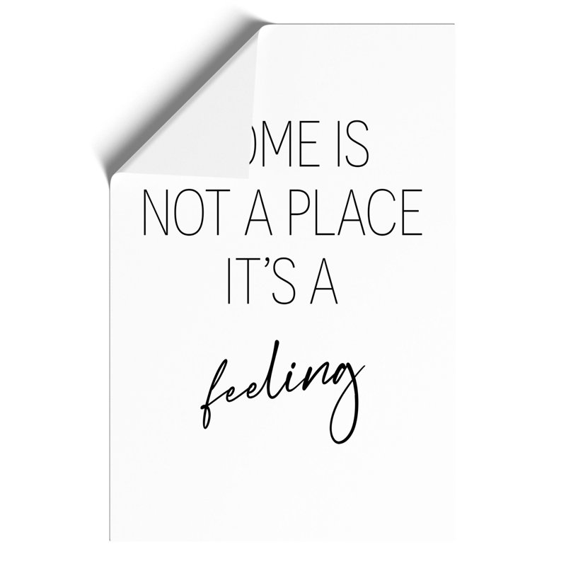 Home Is Not a Place - Frameless Print, 59cm H x 42cm W x 0.1cm D