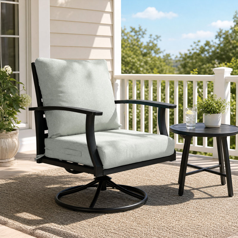 Inch Outdoor Chair Cushion Set, 26"x23", Light Gray