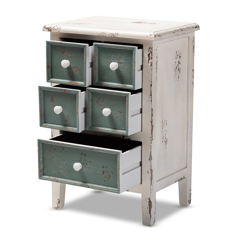 48cm W Manufactured Wood Bedside Table