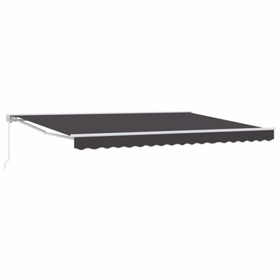 VidaXL Polyester Cover Retractable Patio Awning