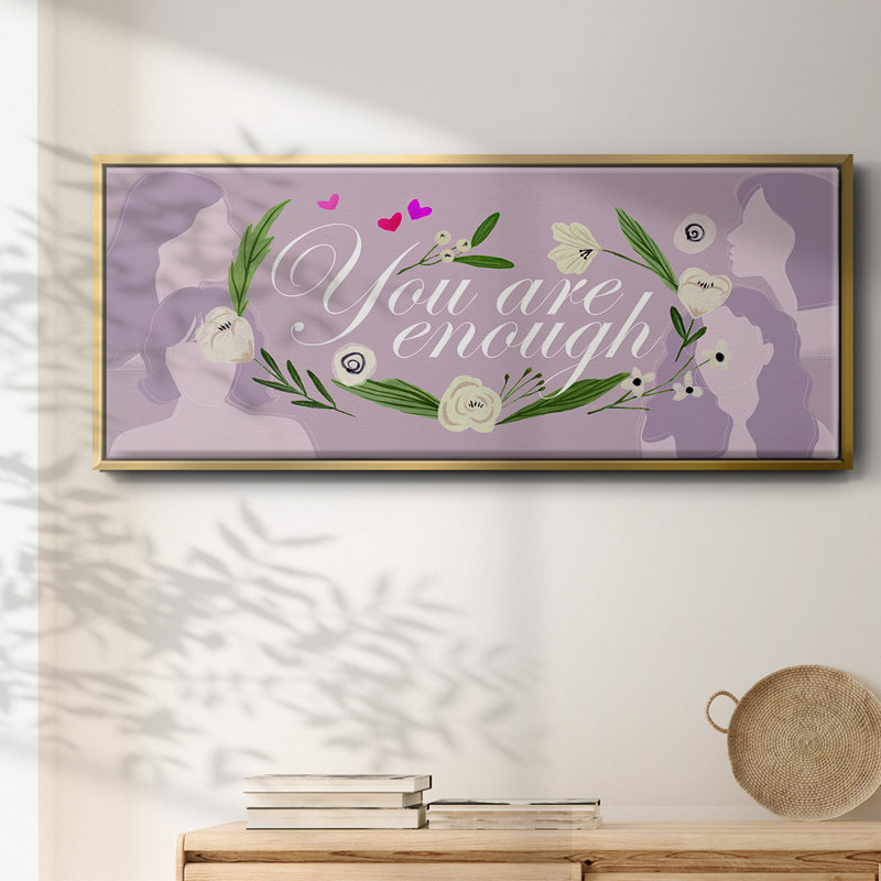 «Happy Galentine's Day» - toile encadrée, H 12 po x l 30 po