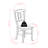 Hemphill 2 - Person Solid Wood Top Four Leg Dining Set