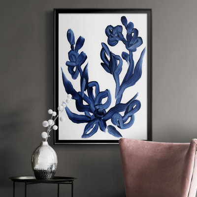 " Indigo Brush Blooms I "