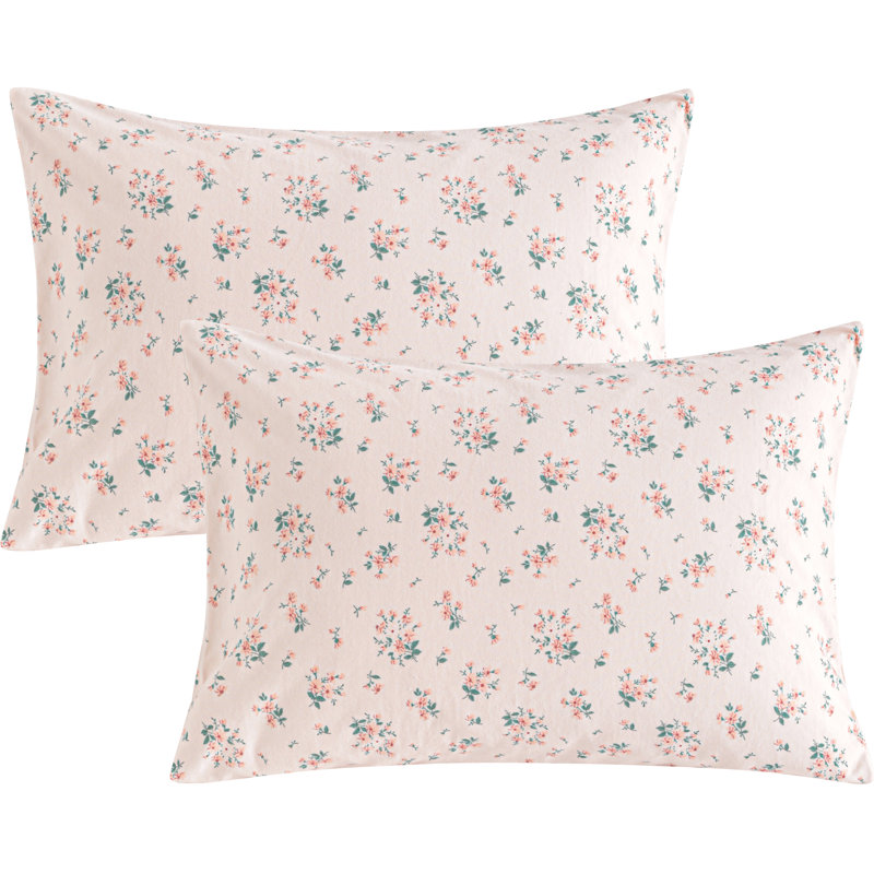 Taies d'oreiller pour tout-petits 100% coton, taies d'oreiller respirantes douces pour la peau avec fermeture à enveloppe, 13 x 18 pouces (paquet de 2)