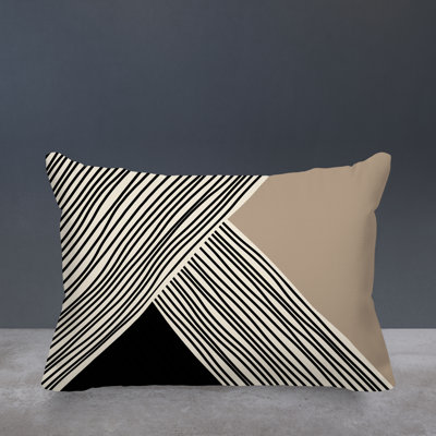 Cassie Spun Polyester Reversible Throw Pillow