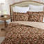 Laura Ashley Marta Cotton Reversible Brown Quilt Set-101503778