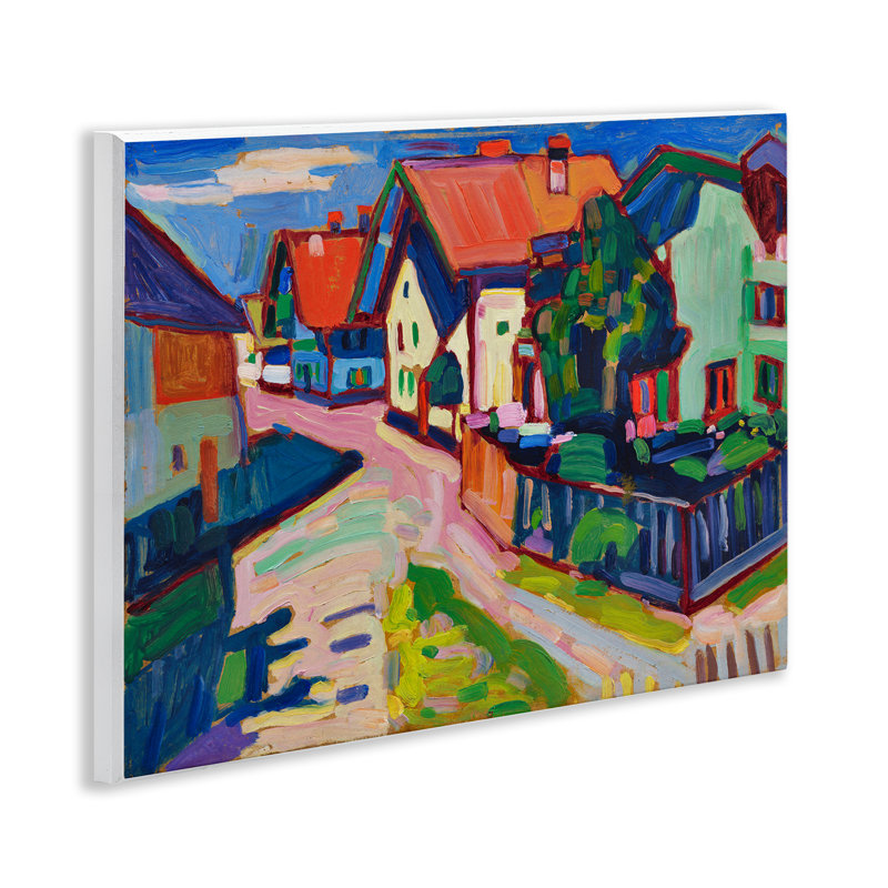 «Kandinsky Murnau Landscape», art mural par one1000paintings