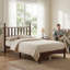 Lit plateforme simple en bois-375844207