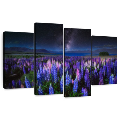 Lupines At Night